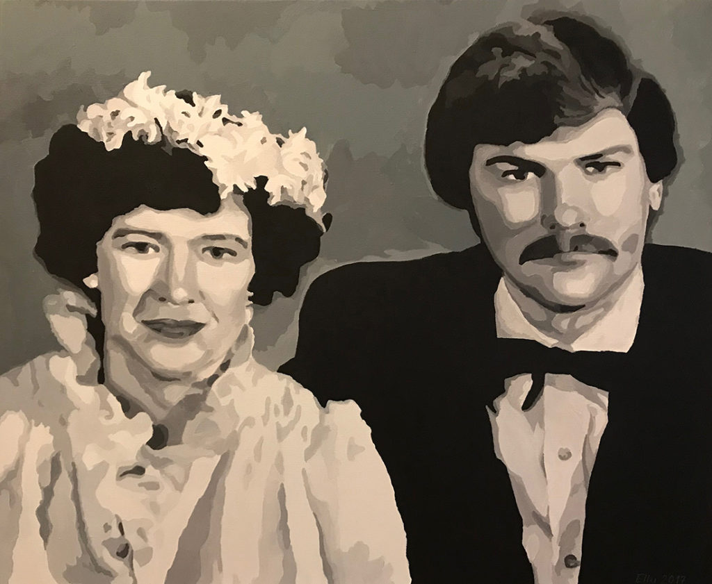 Pulmapilt pop-art stiilis (60x50, akrüül, 2017)